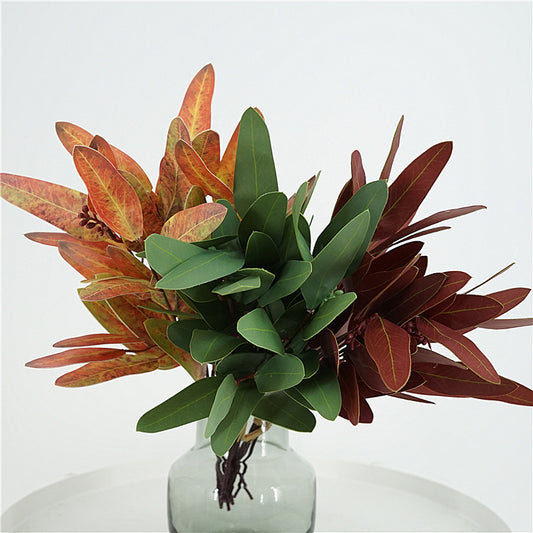 Scandinavian-Inspired Artificial Eucalyptus Leaves for Stunning Home Décor - Perfect for Living Room Arrangements, Faux Floral Displays, and Creative Interior Styling