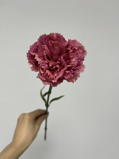 Luxury Touch Moisturizing Carnation Artificial Flower Stem -  Realistic Bloom for Living Room Table Centerpiece, Floral Arrangement, Ideal Mother's Day Bouquet