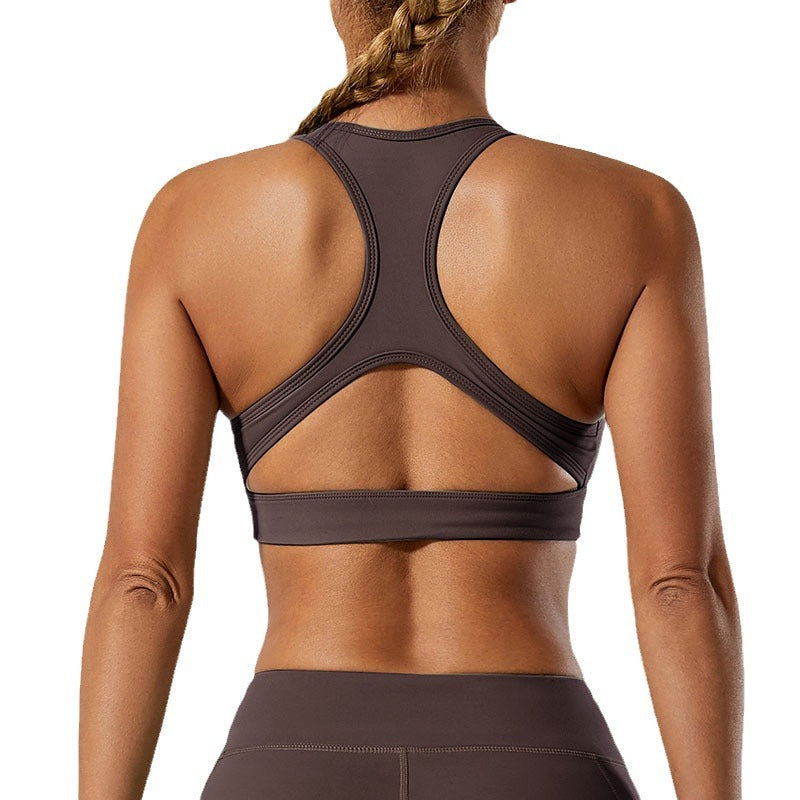 and Supportive Yoga Sports Bra for Outdoor Running Beautiful Back Design for Fitness and Gym Workouts