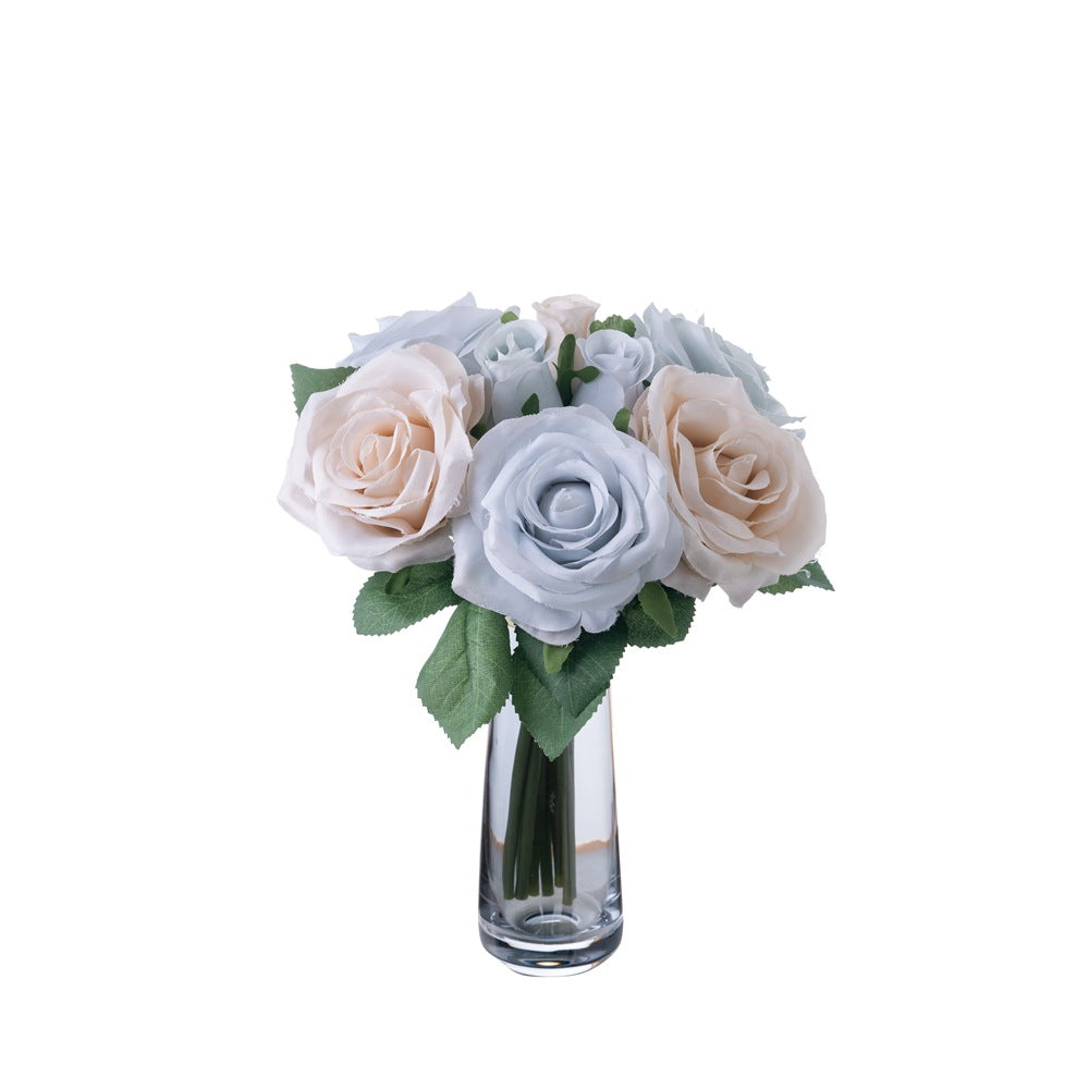 Stunning 8-Piece Rose Bouquet for Home Decor | Perfect for Weddings, Bouquets, Aisle Decorations, and Floral Wall Displays - DY1-1893