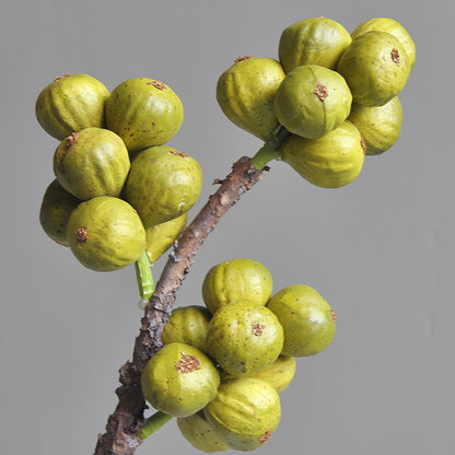 Elegant Nordic-Inspired Faux Fig Berries - Minimalist, Luxurious Decorative Arrangements for Home and Hotel Décor