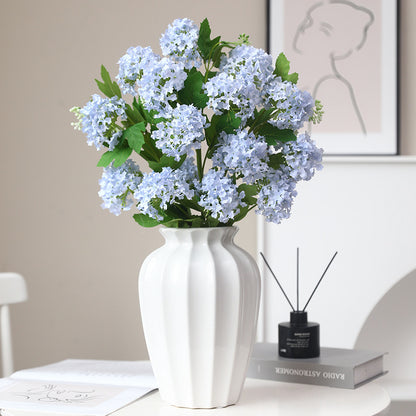 High-Quality Snowball Multi-Head Hydrangea Artificial Flowers for Wedding Decor, Home Accessories, and Photography Props - Stunning Realistic Look and Long-Lasting Beauty