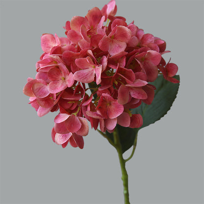 Lifelike Snowflake Hydrangea Floral Arrangement - Charming Spring-Inspired Decor for Home, Weddings, and Special Events - Elegant Single Stem Decorative Blooms