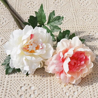 Realistic Peony Flower Single-Stem Fairy Peony - Perfect for Home Decor, Photography Props, and Wedding Decorations