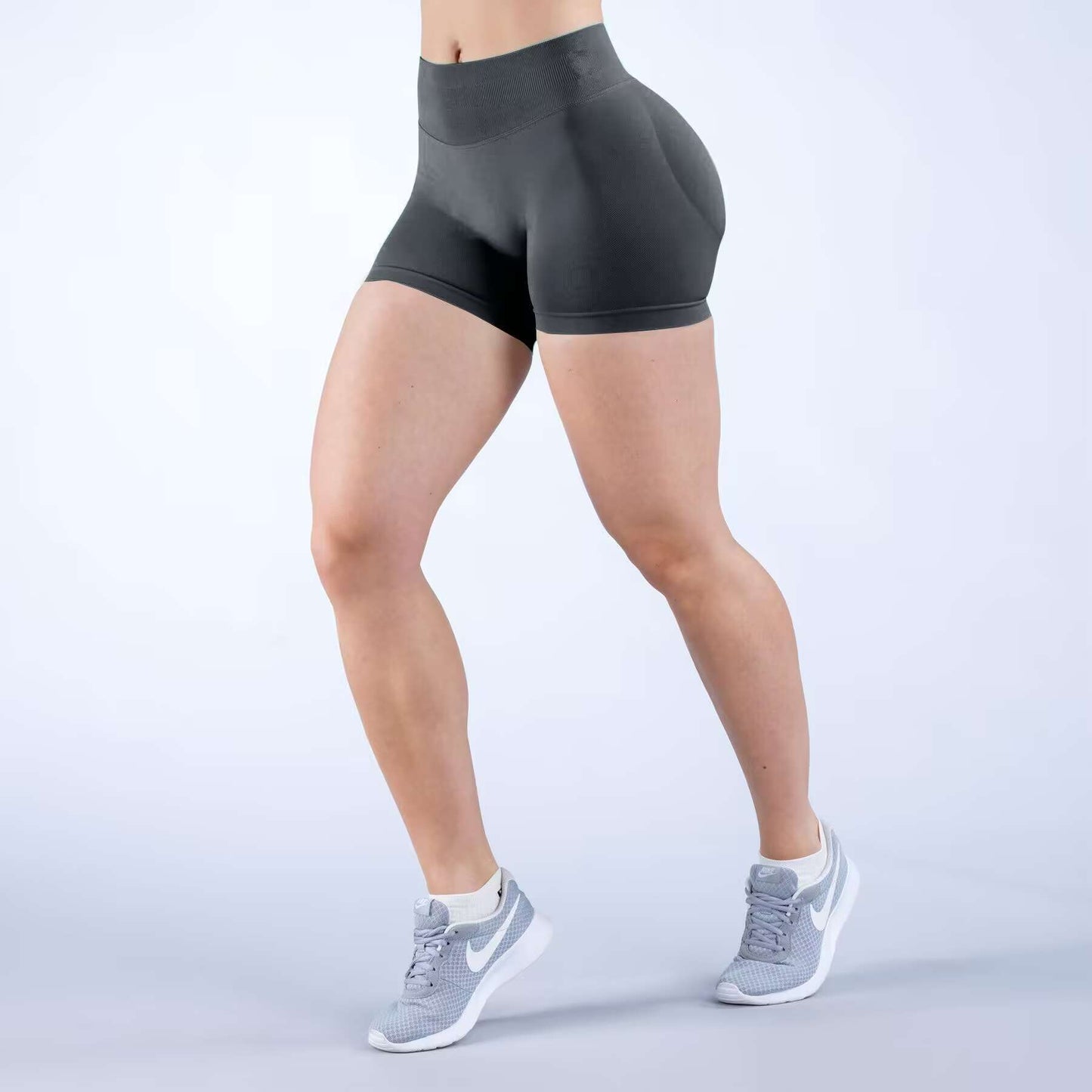 Seamless High Elastic Yoga Shorts for a Lifted Look Quick Dry Peach Butt Enhancing Fitness Leggings for and Style