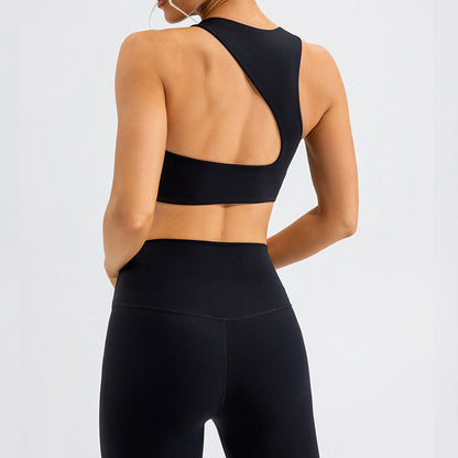 High Waisted Slimming Yoga Set for Women for Running Fitness and Comfortable Movement with Stunning Back Design