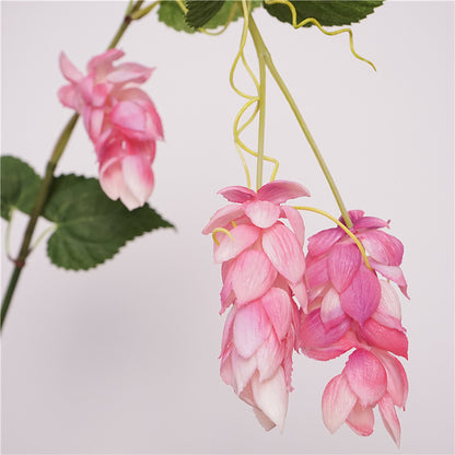 High-Quality Soft Foam Climbing Ivy Hops Simulation Flower Vine Plant - Perfect for Home Decor, Photography Props, and Rustic Aesthetic Enhancements