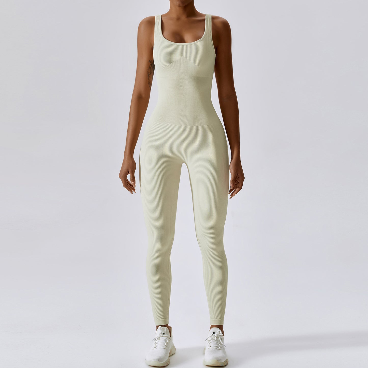 Fall Seamless Yoga Bodysuit for Dance High Waist Compression Fitness Outfit for a Sculpted Look Flexible and Activewear