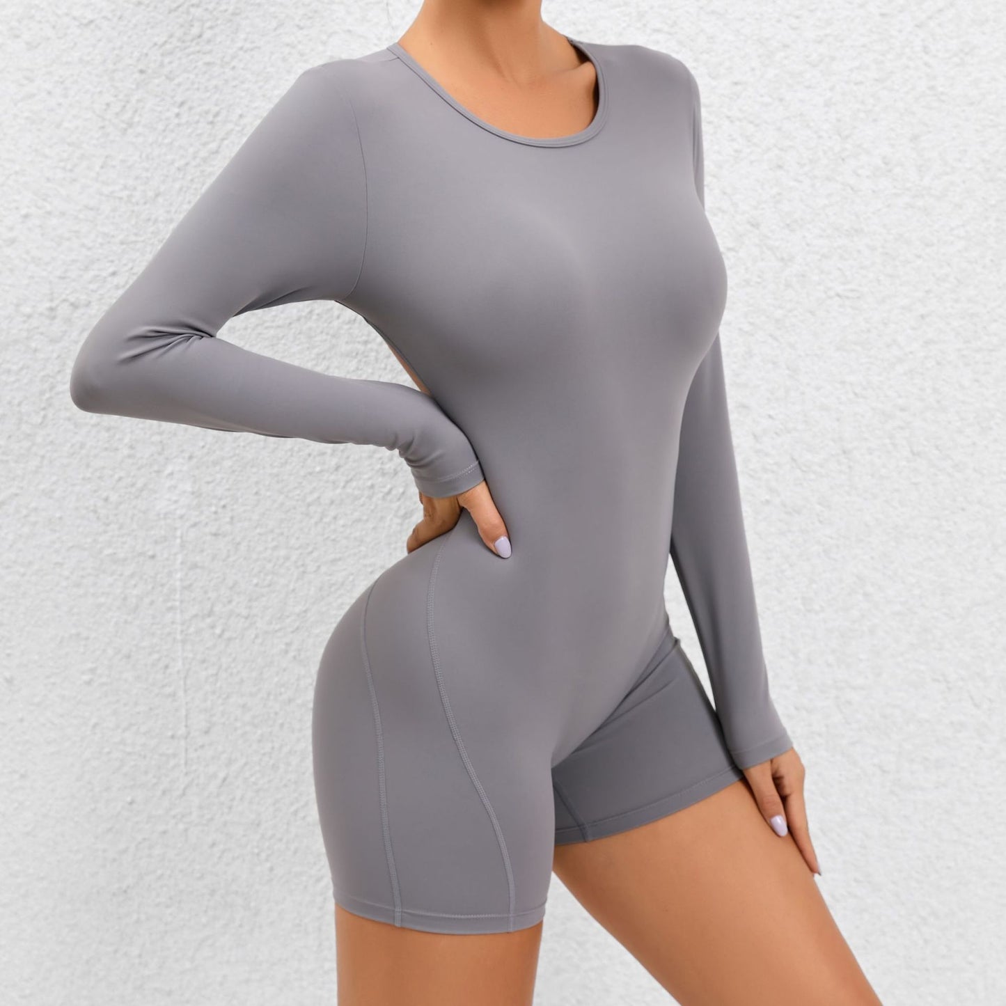 Cutout Back Bodysuit Yoga Outfit for Women Quick Dry Breathable Fitness Wear That Shapes and Lifts Your Curves