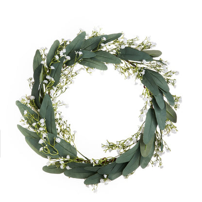 Stunning Starry Eucalyptus Leaf Artificial Flower Bouquet - Perfect for Home Decor, Weddings, & Wall Hangings - CF01130