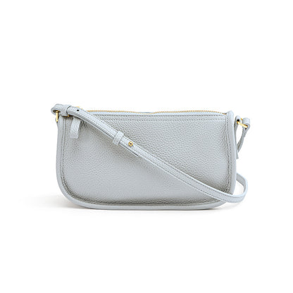 Elegant Vintage Inspired Crossbody Bag Made from Leather Versatile Casual Dumpling Style Shoulder Bag for Summer