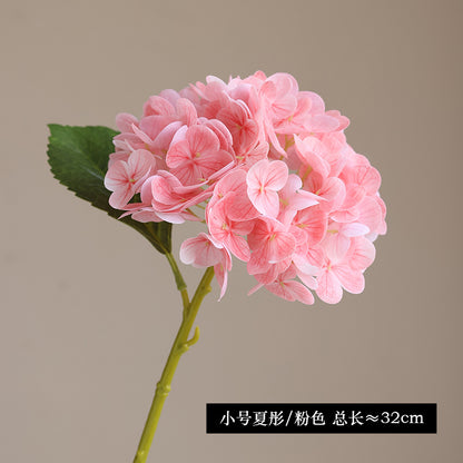 Lifelike 3D Printed Hydrangea Floral Branch - Charming Home Décor Soft Decoration for Beautiful Flower Arrangements