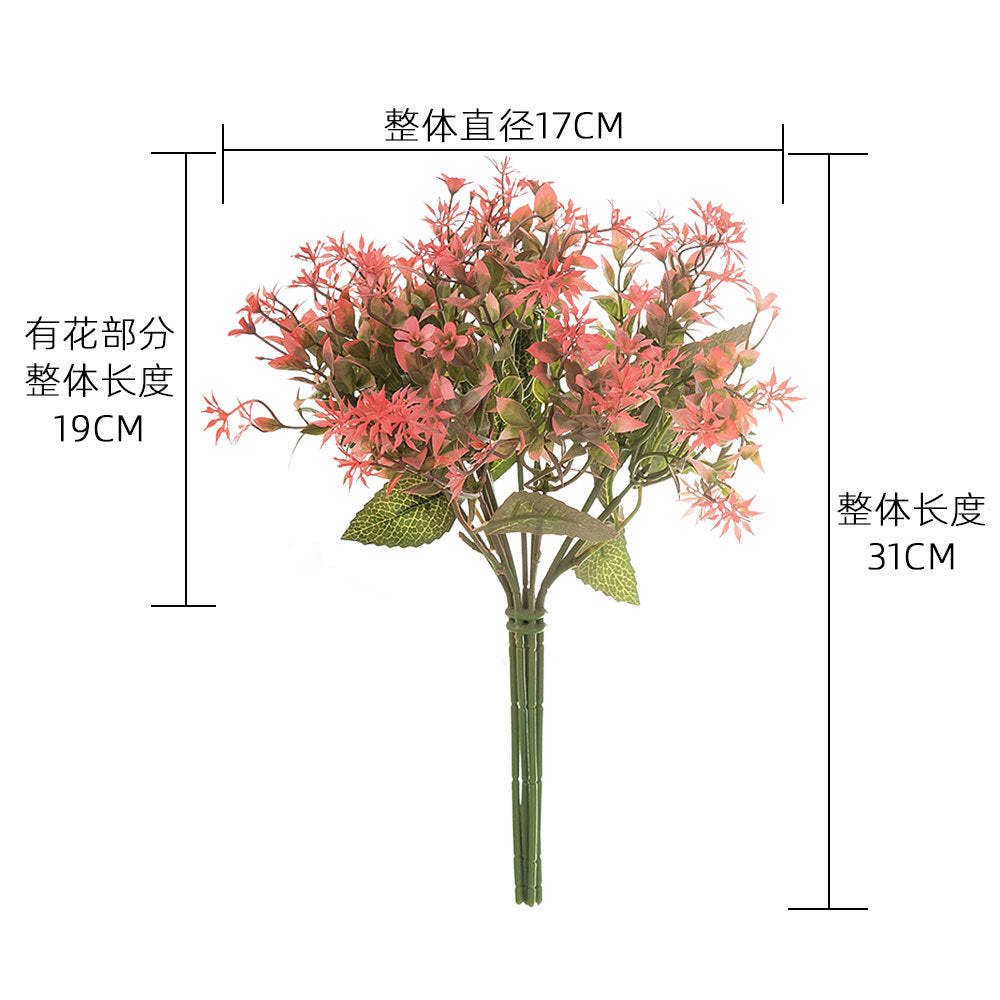 Realistic Artificial Flower Decoration with Greenery - Elegant Faux Floral Arrangement for Weddings and Events - INS Style - Model MW81107