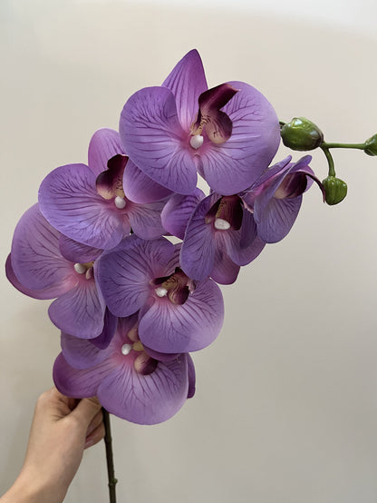 Realistic Touch Moisturizing Orchid - Elegant Faux Flower Arrangement for Living Room Decor, Perfect Photography Prop & Wedding Decoration