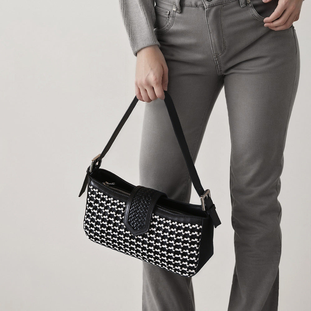 Handwoven Shoulder Bag Commuter Tote