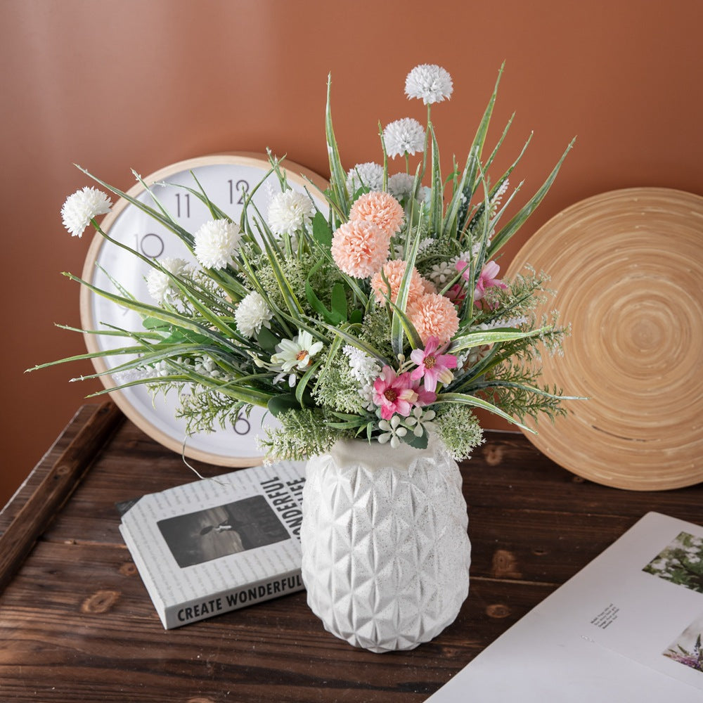 Elegant Faux Flower Bouquet and Wall Decor for Home Design – Perfect for Weddings & Special Events | CF01197