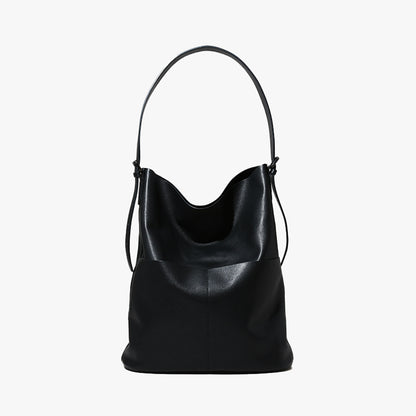 Genuine Leather Tote Bag for Fall Winter Luxurious First Layer Cowhide Handbag Versatile Crossbody Purse for Women for Commuting and Everyday Style