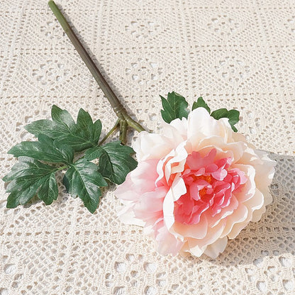 Realistic Peony Flower Single-Stem Fairy Peony - Perfect for Home Decor, Photography Props, and Wedding Decorations