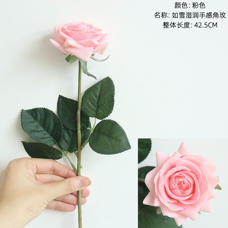 Silky Touch Hydrating Artificial Rose Bouquet for Home Décor and Weddings – Stunning Faux Floral Arrangement – Perfect for Bridal Bouquets and Wall Decorations - Model MW60000