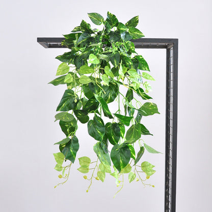 Realistic Hanging Faux Green Pothos Plant with Soft Leaves – Perfect Indoor Decorative Greenery for Home or Office