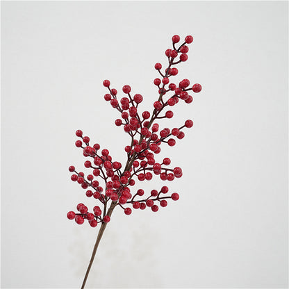 Realistic Red Winterberry Faux Flower Arrangement | Stunning Home Decor for Living Room and Wedding | Perfect for Brides and Special Occasions