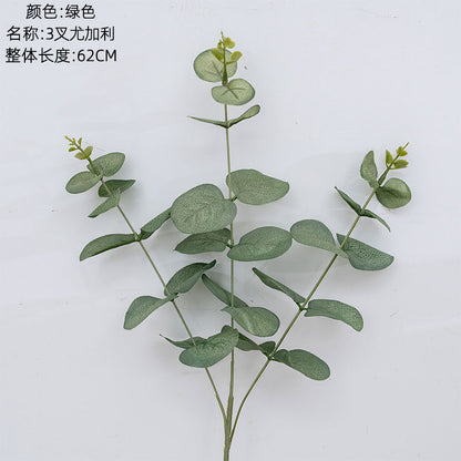 Elegant Eucalyptus-Inspired Faux Money Leaf Bouquet with Grass - Perfect for Home Decor and Wedding Celebrations - DY1-3213