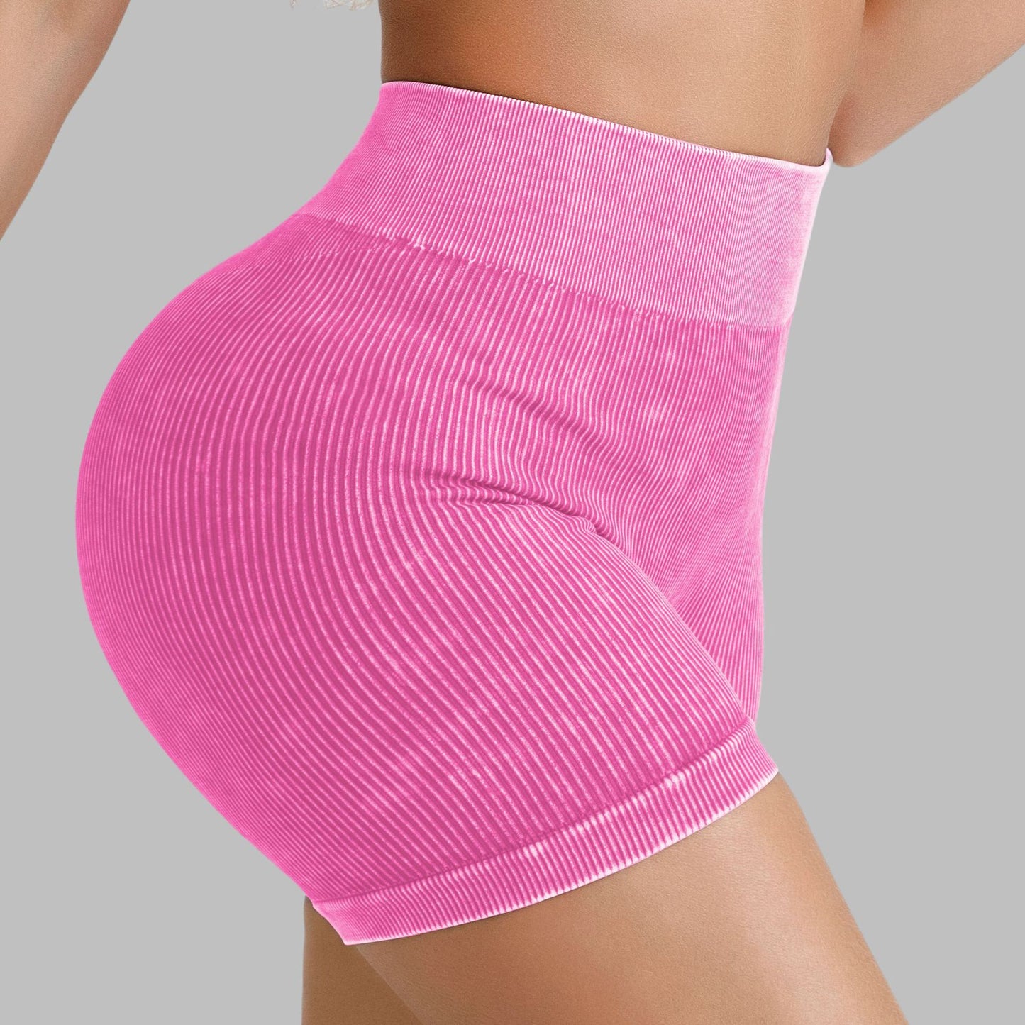 High Waisted Women's Quick Dry Yoga Pants and Functional Ribbed Compression Shorts for Running and Workouts