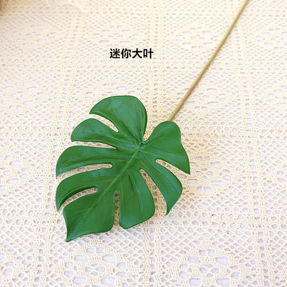 Realistic Miniature Turtle Back Spring Rain Leaves - Perfect for Home Décor, Weddings, and Photography Props | Luxe Artificial Flower Bouquet with Foliage