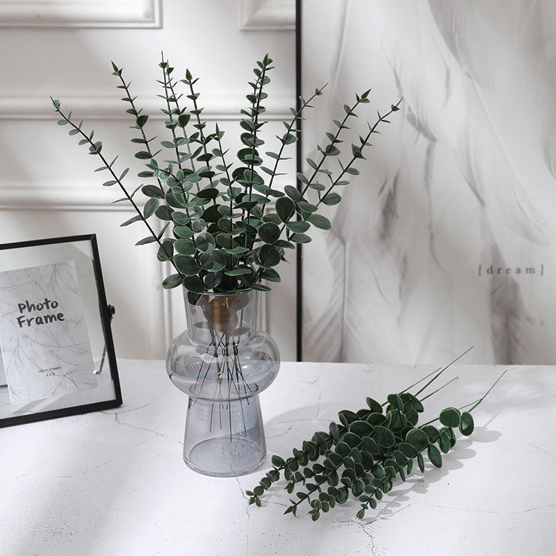 Artificial Eucalyptus Leaves - Lush Green Foliage Branches for Weddings, Floral Arrangements, and Home Decor