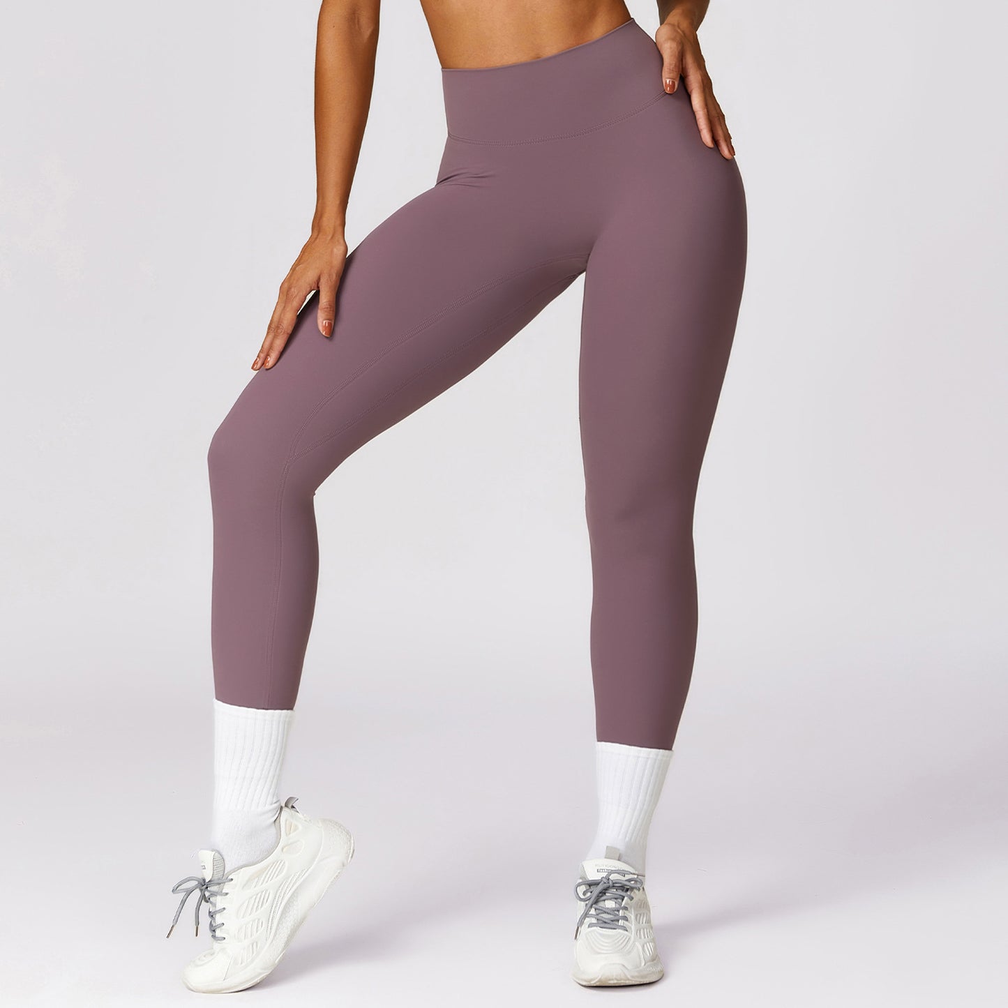 Quick Dry High Waisted Yoga Pants for Women Comfortable Flattering Butt Lifting Leggings with Soft Fleece Lining for Running Gym and Everyday Wear