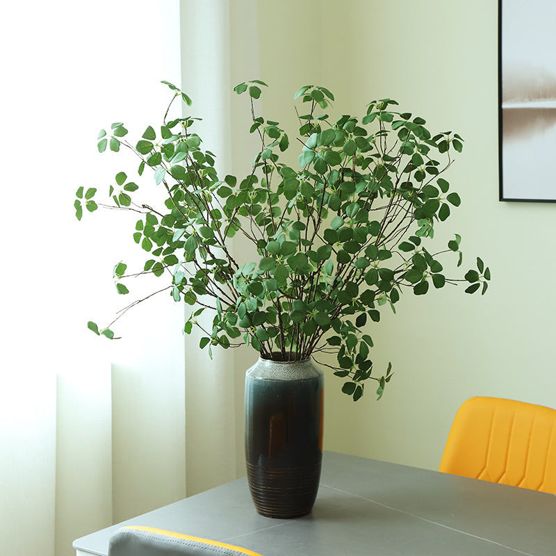 Luxurious Faux Orchid Leaves Home Decor – Realistic Greenery Decoration for Elegant Living Spaces