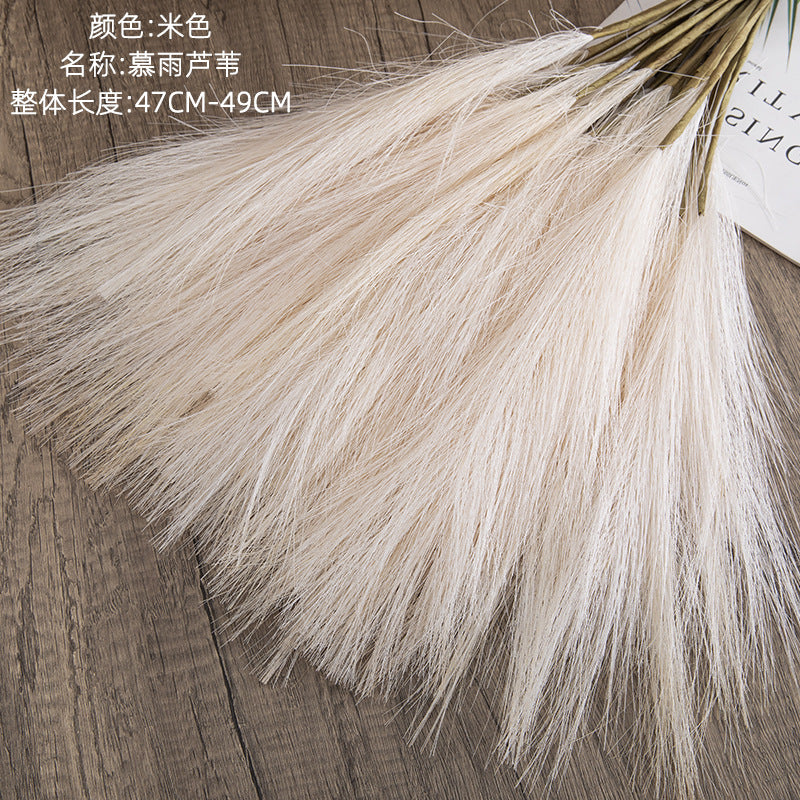 Mu Yu Pampas Grass Artificial Flowers - Elegant INS-Style Home Decor for Weddings and Celebrations | Perfect for Chic Arrangements - Model MW85002