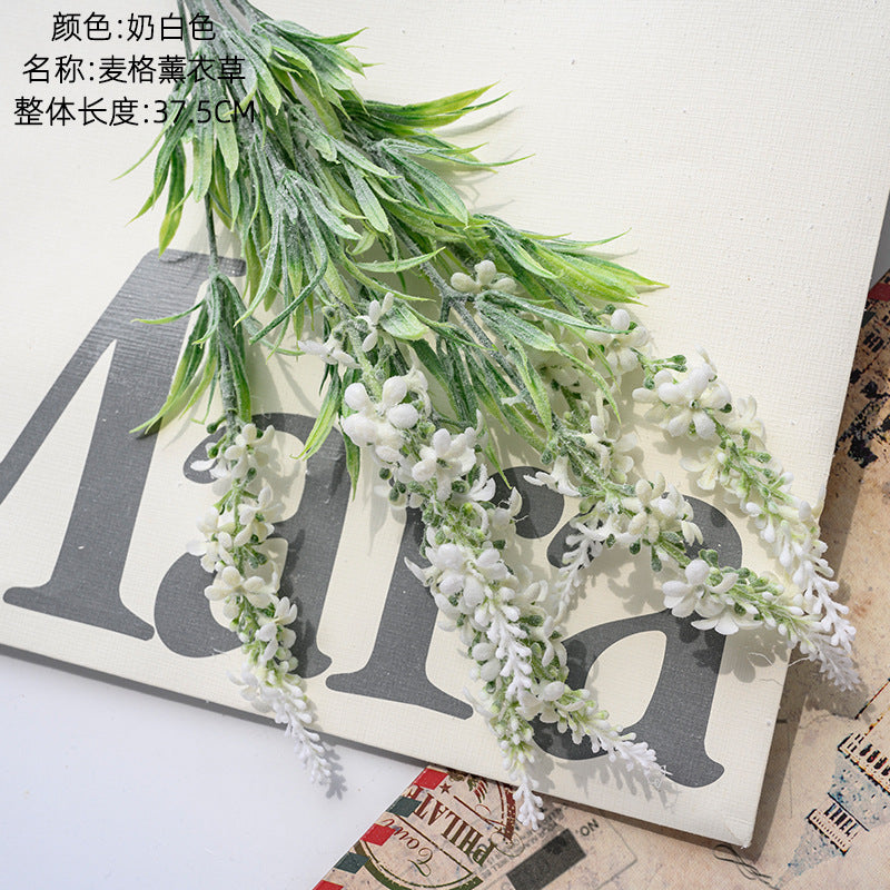 Mag Flower Lavender Artificial Plants - Realistic Home Decoration, Perfect for INS Aesthetic, Ideal for All Occasions - Model MW56669