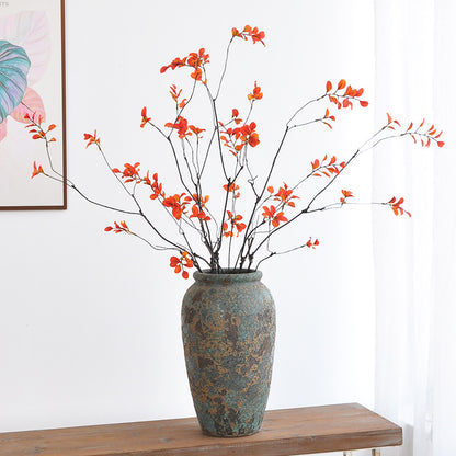 90cm Realistic Red Maple Leaf Artificial Home Decor Branch – Vibrant Autumn Decoration with Gorgeous Faux Leaves for Elegant Arrangements and Stylish Displays