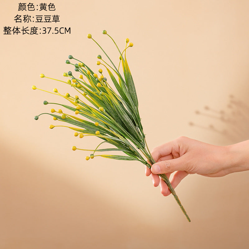 Charming Wedding Decoration with Green Faux Plants and Dotted Grass - Realistic Ins Style Decorative Flowers MW77702