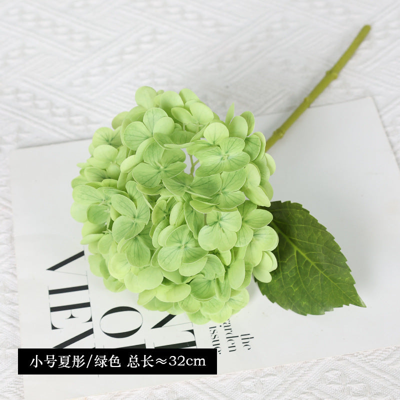 Lifelike Hydrangea Faux Flowers for Home Decor - Realistic Silk Hydrangea Blooms Perfect for Weddings, Events, and Photography Props – Soft Texture and Long-Lasting Beauty