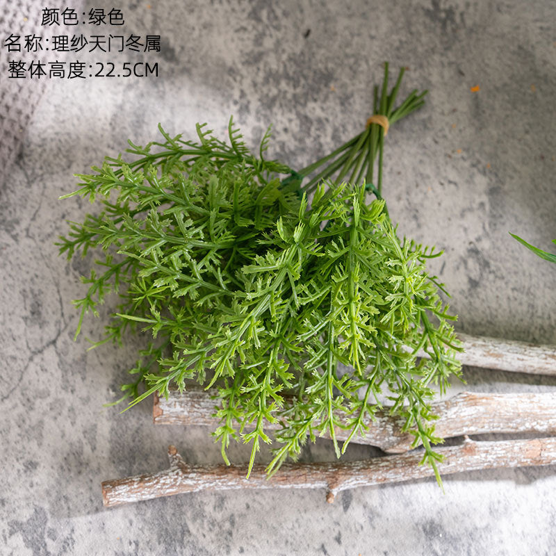 Stunning Realistic Asparagus Fern Artificial Flowers - Perfect for Home Decor & Wedding Celebrations - INS-Style Design - YC1105