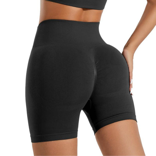 Seamless High Waisted Yoga Shorts for Women Spring Summer Tight Fitting Lifting Running and Quick Dry Athletic Fitness Pants