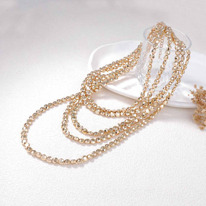Unique Vintage-Inspired Multi-Layered Luxury Alloy Long Necklace for Women - Chic, High-End Design for the Modern Fashionista