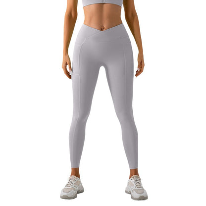 High Waisted Butt Lifting Pocket Yoga Pants for Women Quick Dry Fitness Leggings for Running and Workouts Slimming Fit for Activewear