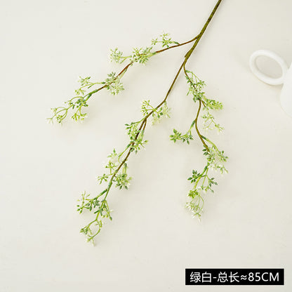 Elegant Faux Eucalyptus Stem Decor for Home Dining Tables - Perfect for Wedding Decor, Photography Props, and Stylish Greenery Arrangements