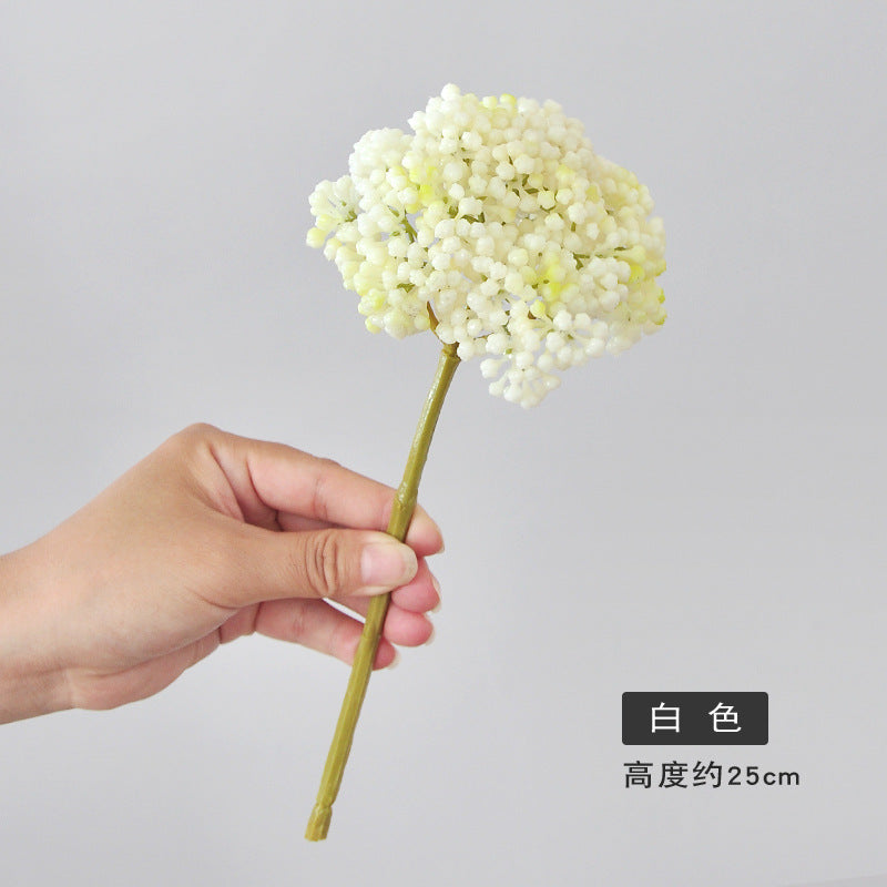 Realistic Soft Touch Hydrangea Fruit Stem - Perfect for Wedding Décor, Home Decoration, and Table Centerpieces - High-Quality Faux Flower for Lasting Beauty