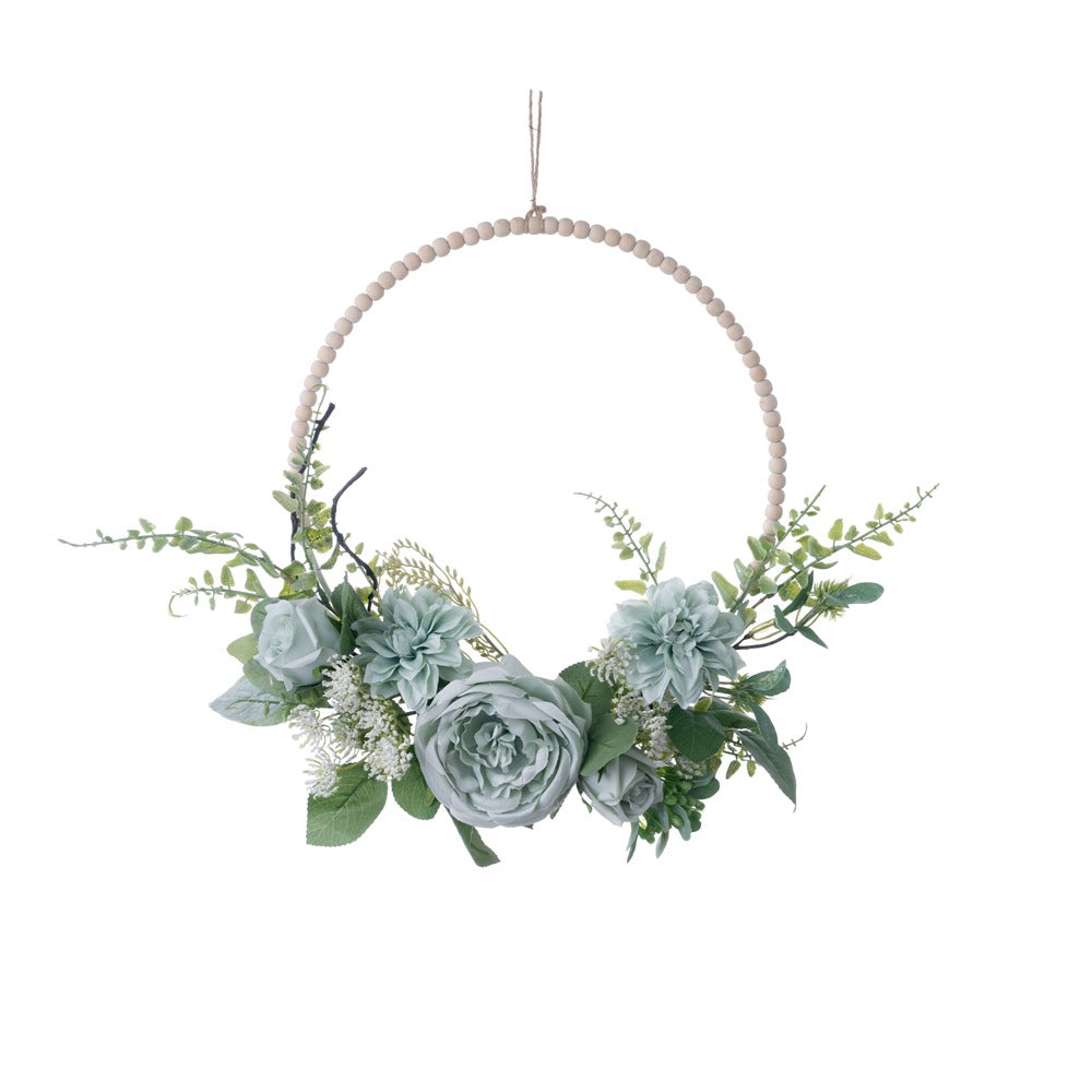 Elegant Dreamy Faux Floral Wall Hanging - Stunning Home Decor with Handcrafted Bouquet Design for a Touch of Natural Beauty (CF01484)