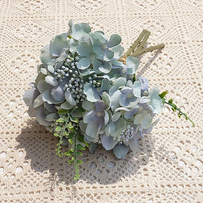 Lifelike Hydrangea Artificial Flower Arrangement for Home, Hotel, and Event Decor – Perfect for Weddings, Photography Props, and Stylish Displays