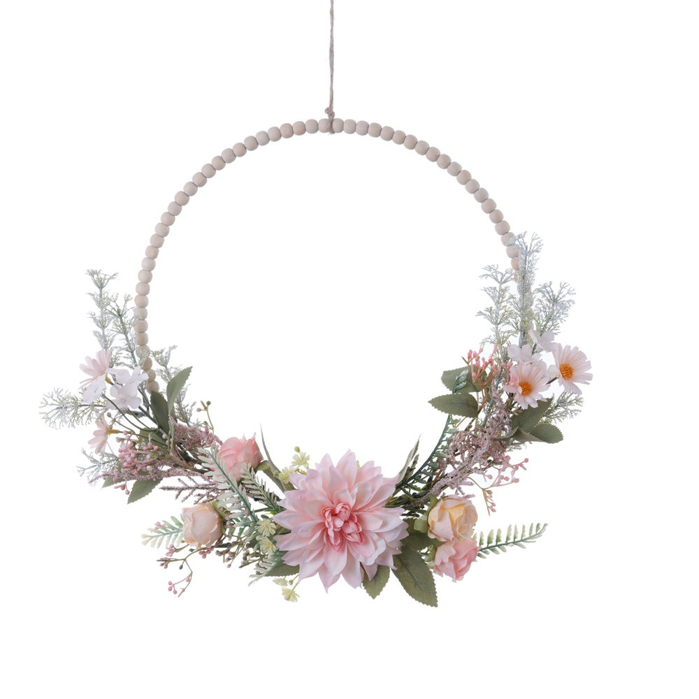 Beautiful Wall Hanging Artificial Flowers - Elegant Spring-Inspired Rose Bouquet Decor for Home and Office, CF01485