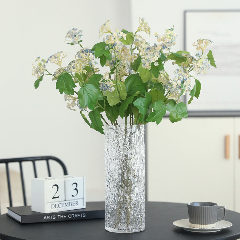 Realistic Touch Snowball Hydrangea - Artificial Floral Arrangements for Home Decor, Wedding Celebrations, and Garden Landscaping