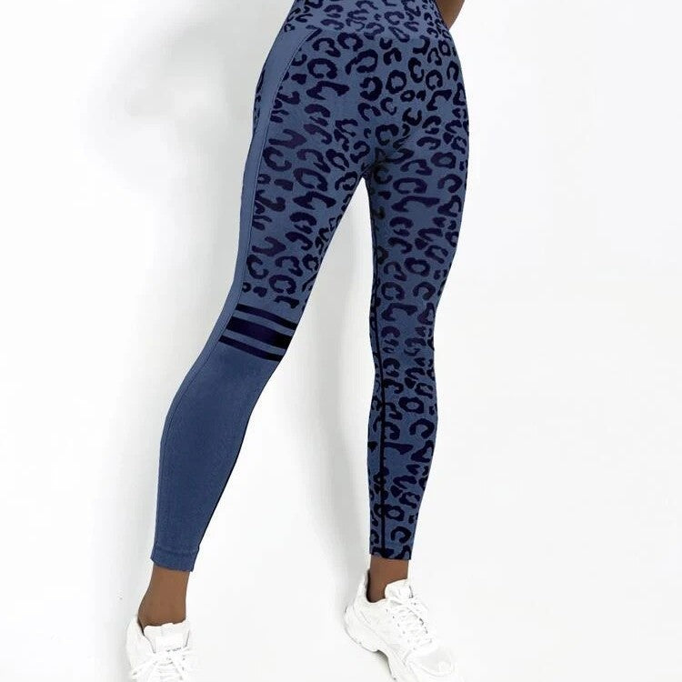 Seamless High Waisted Cheetah Print Leggings for Comfortable Peach Butt Lift Yoga Quick Dry Training for Fitness Enthusiasts