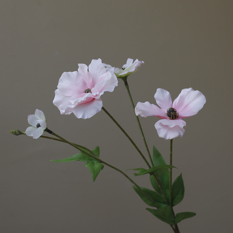 Fresh and Minimalist Nordic-Inspired Artificial Flowers - Silk Peonies & Poppies for Photography & Home Decor