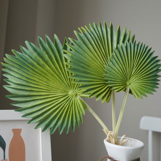 Realistic Nordic PU Monstera Leaf and Lotus Leaf Decorative Floral Arrangement for Stylish Home Interiors - Perfect for Sample Rooms