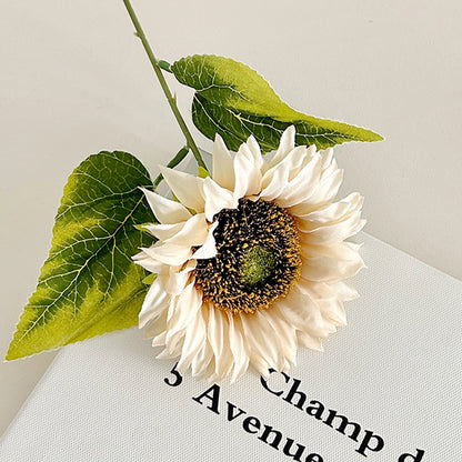 Lifelike Sunflower Bouquet - Brighten Your Home Décor with Realistic Faux Flowers for Picnics and Photography Props